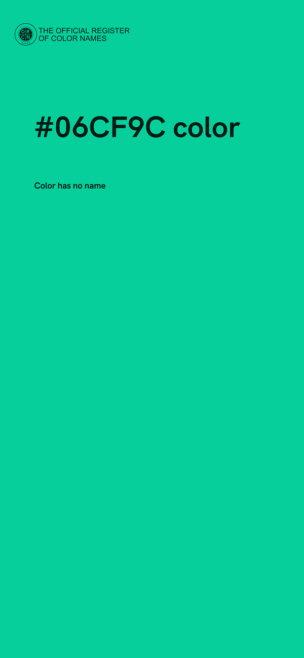 #06CF9C color image