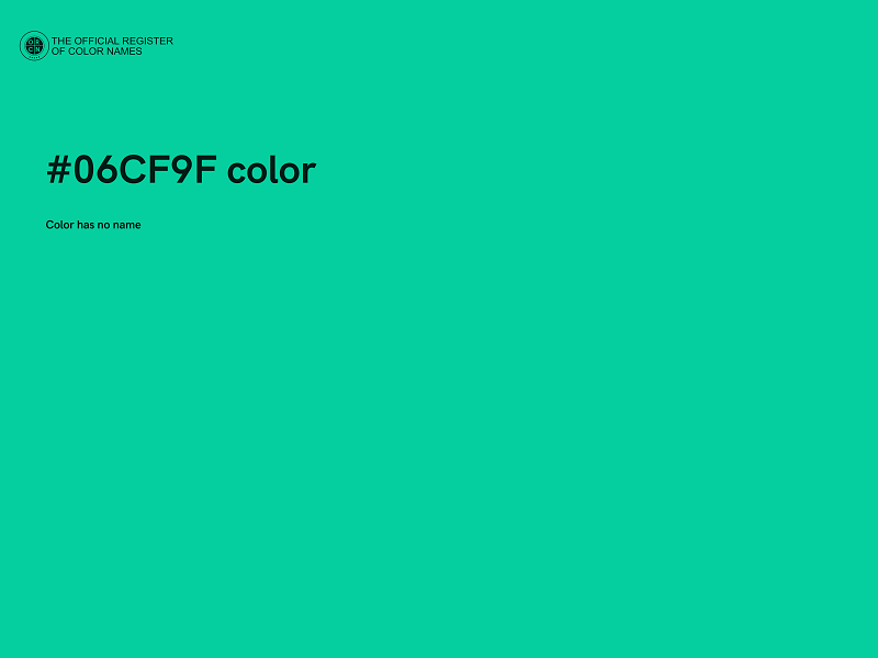 #06CF9F color image