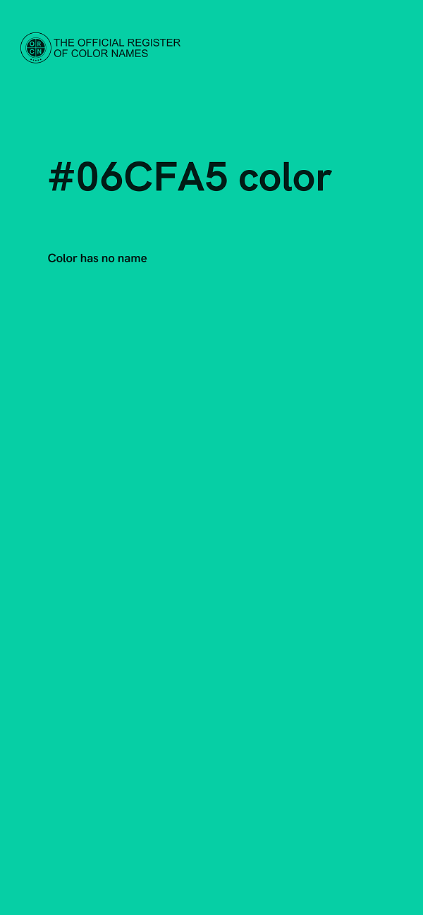 #06CFA5 color image
