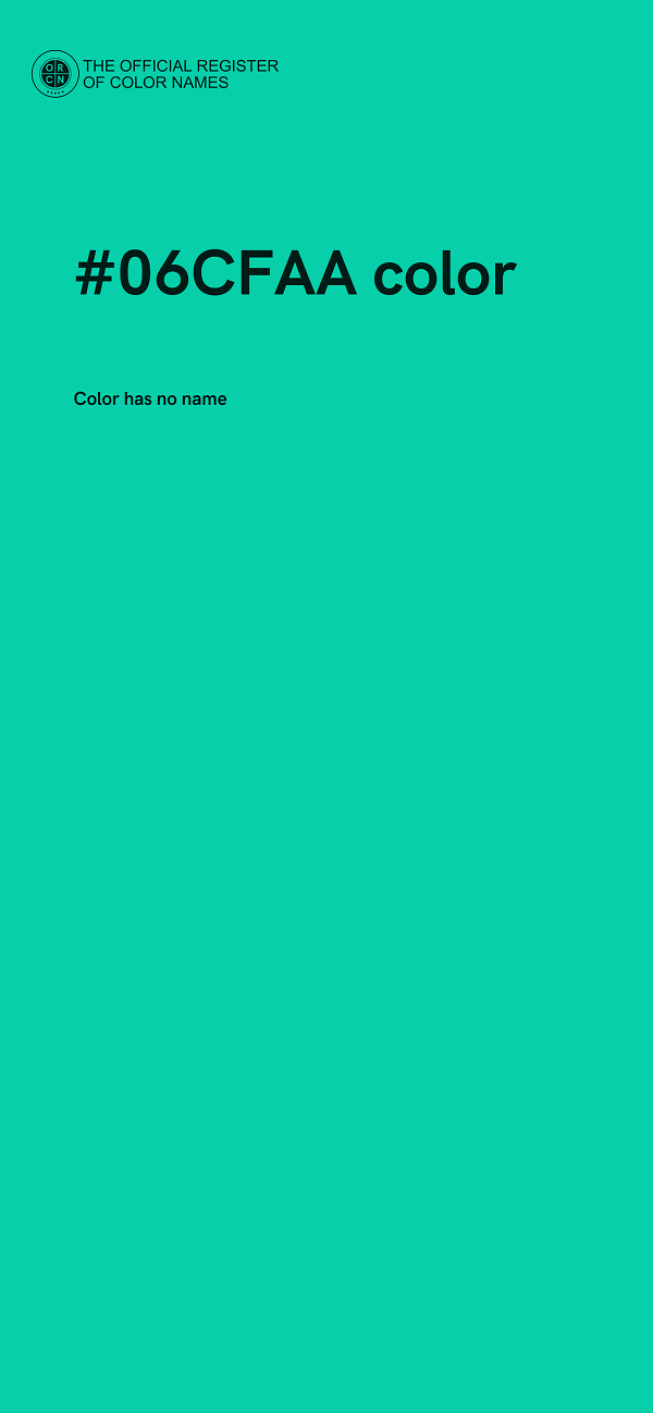 #06CFAA color image