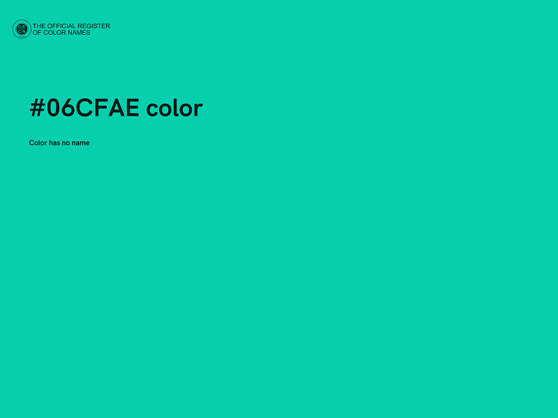 #06CFAE color image