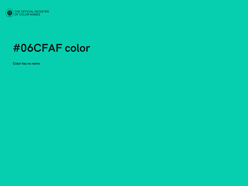 #06CFAF color image