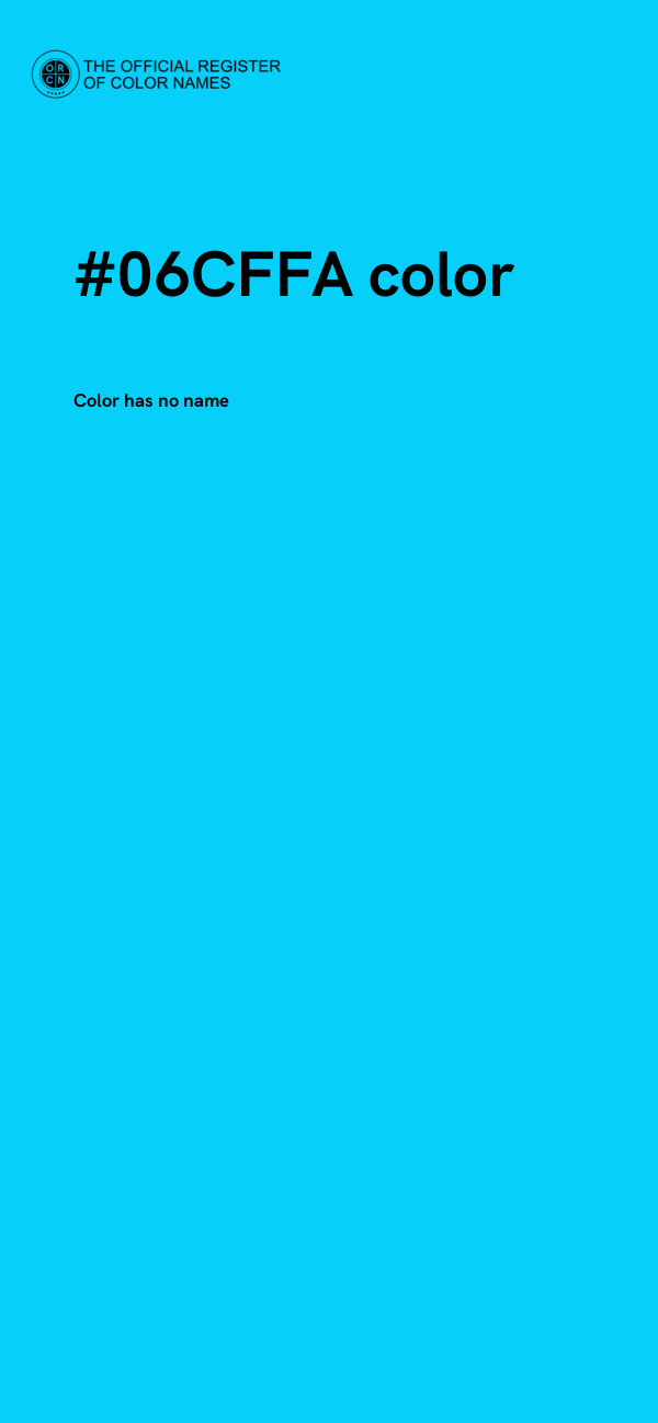 #06CFFA color image