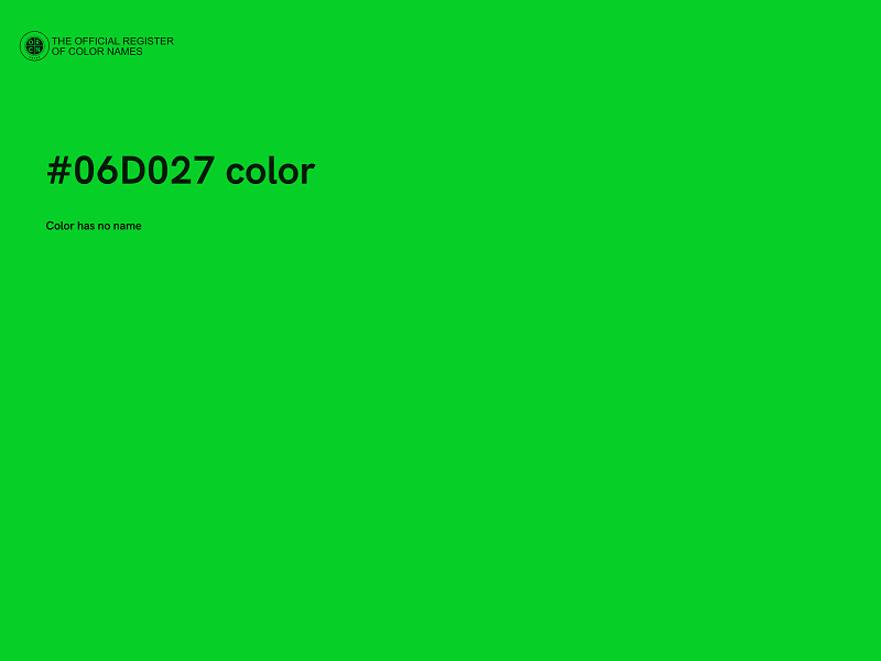 #06D027 color image