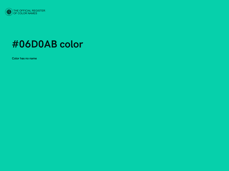 #06D0AB color image