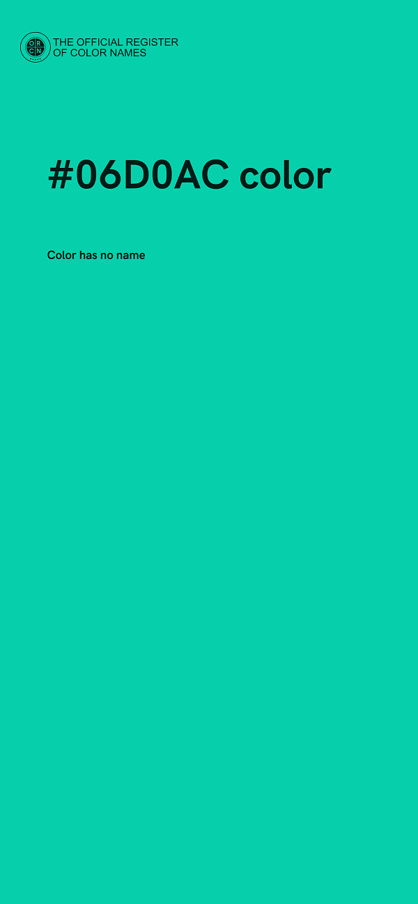 #06D0AC color image
