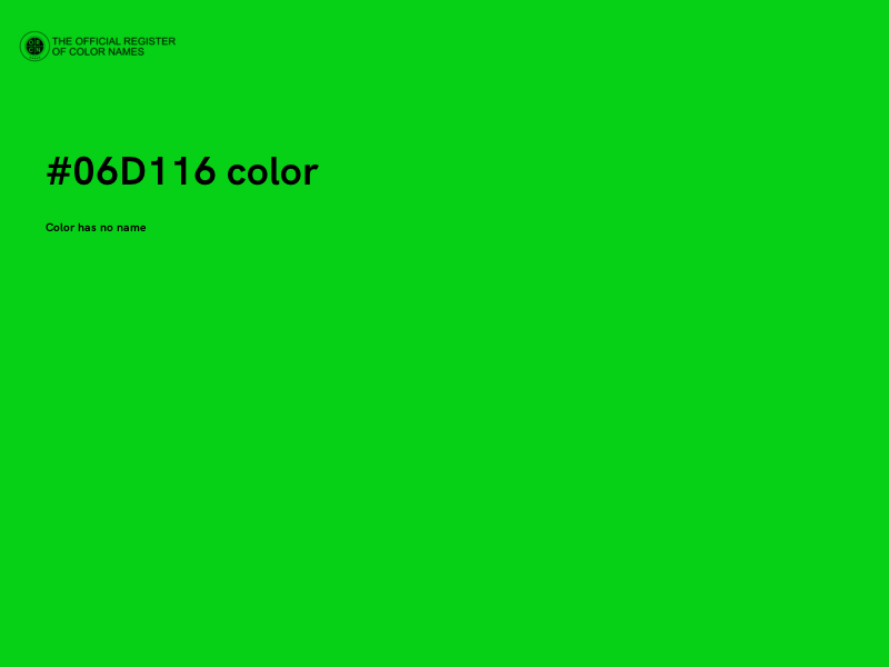 #06D116 color image