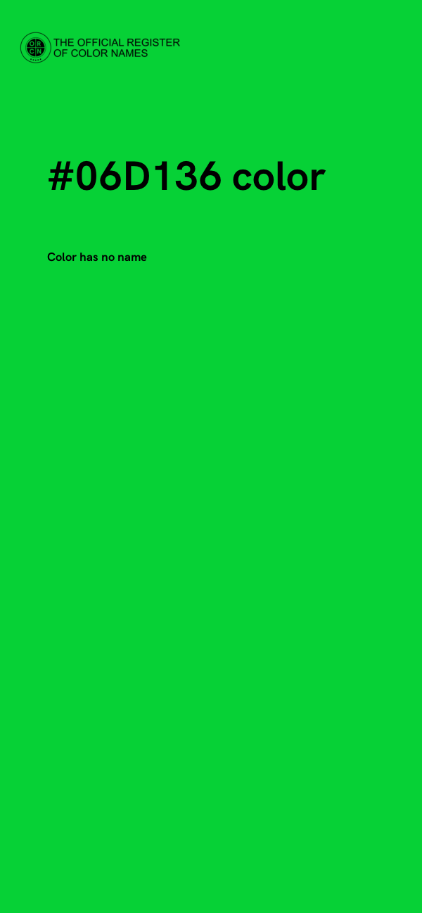 #06D136 color image