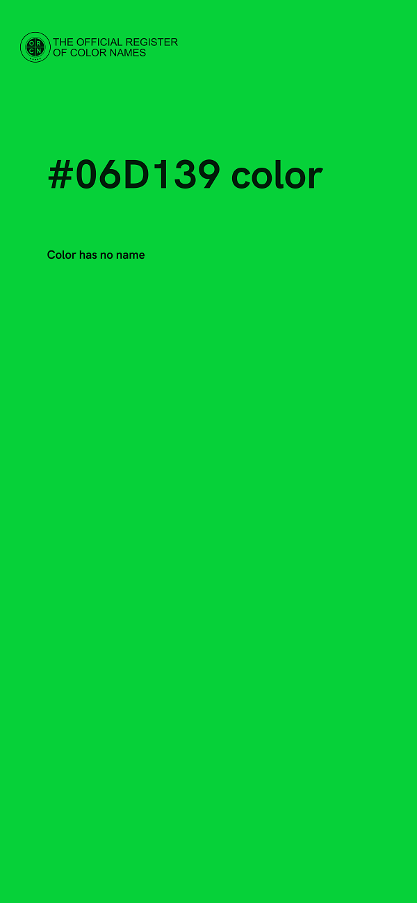 #06D139 color image