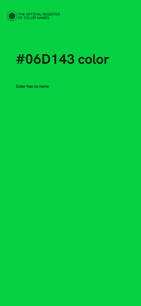 #06D143 color image