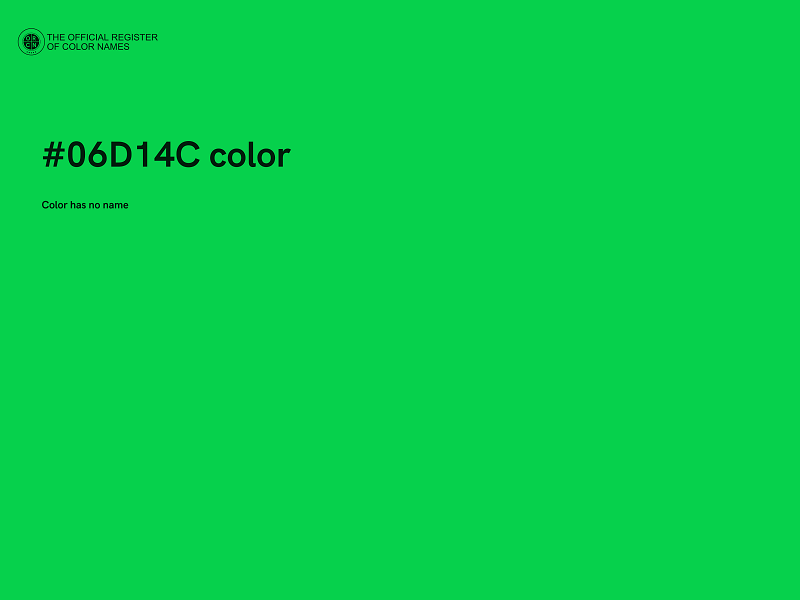 #06D14C color image
