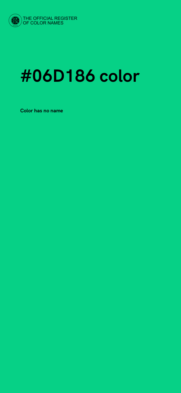 #06D186 color image
