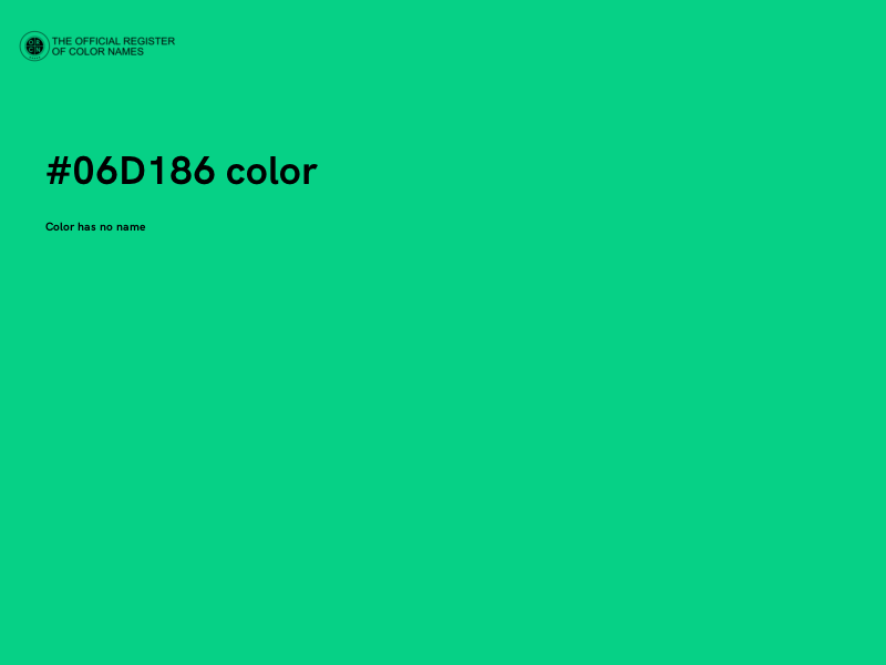 #06D186 color image