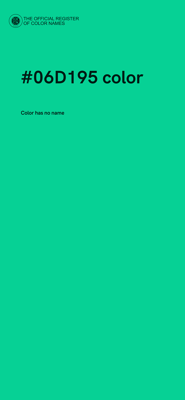 #06D195 color image