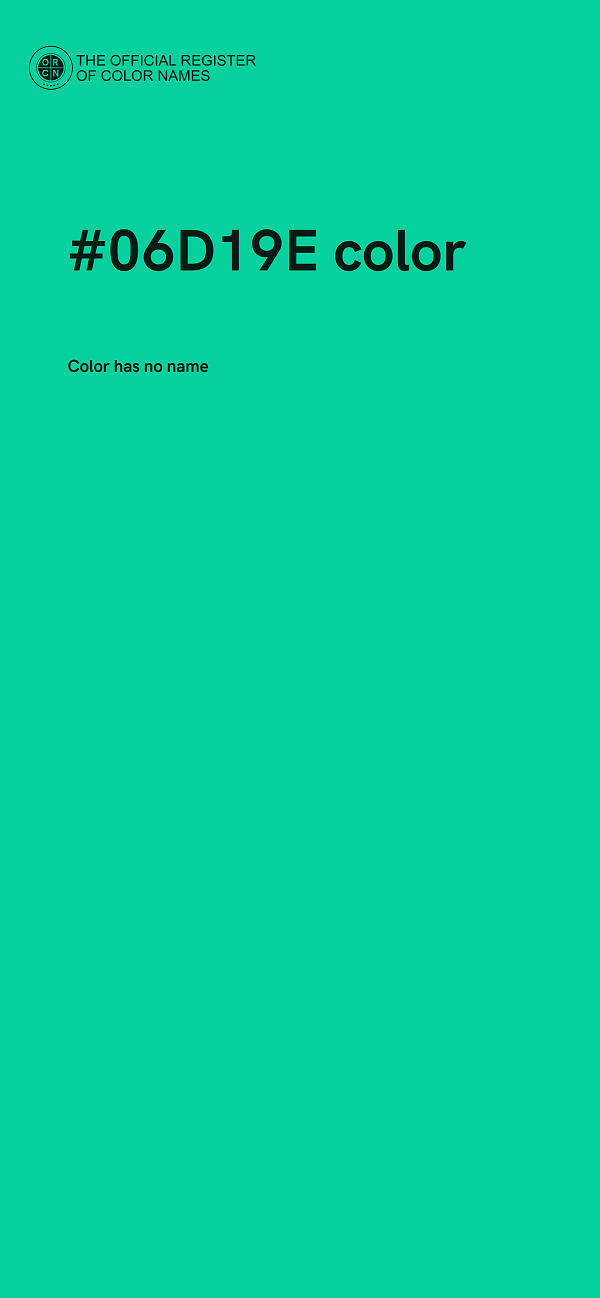#06D19E color image
