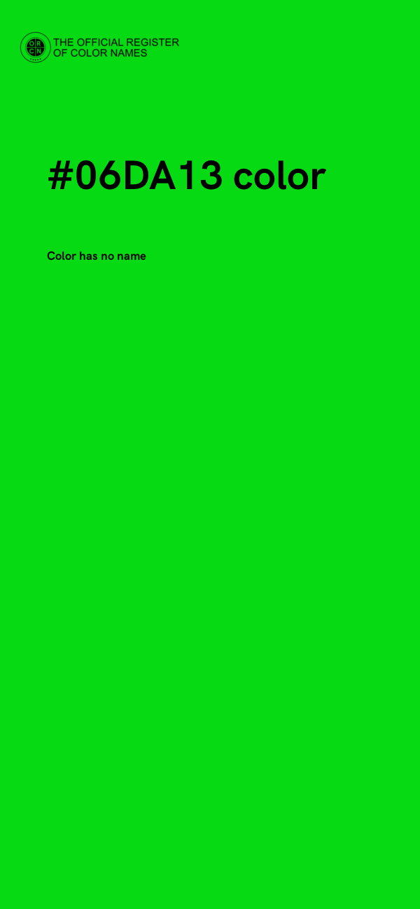 #06DA13 color image