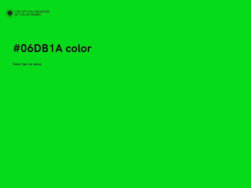 #06DB1A color image