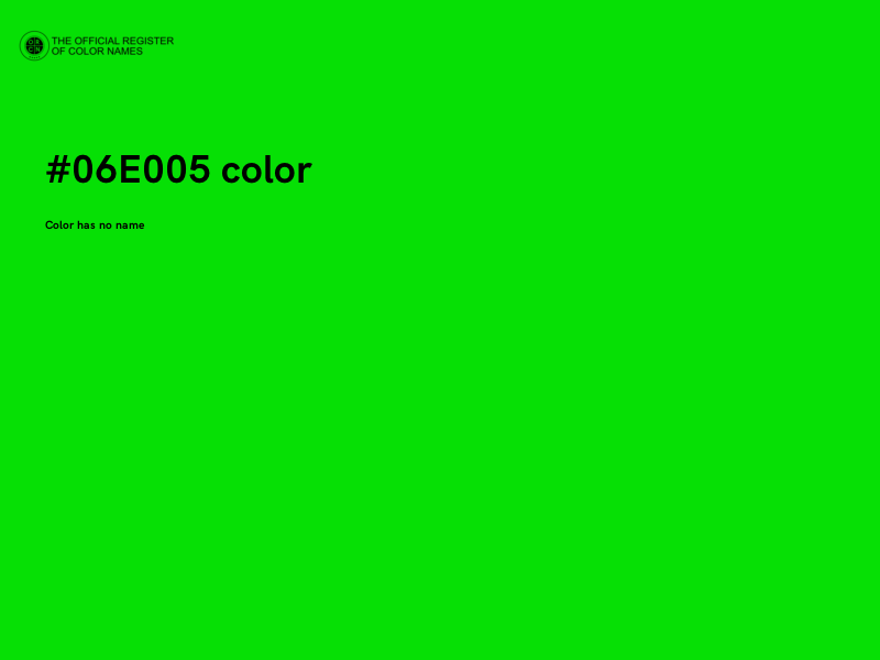#06E005 color image