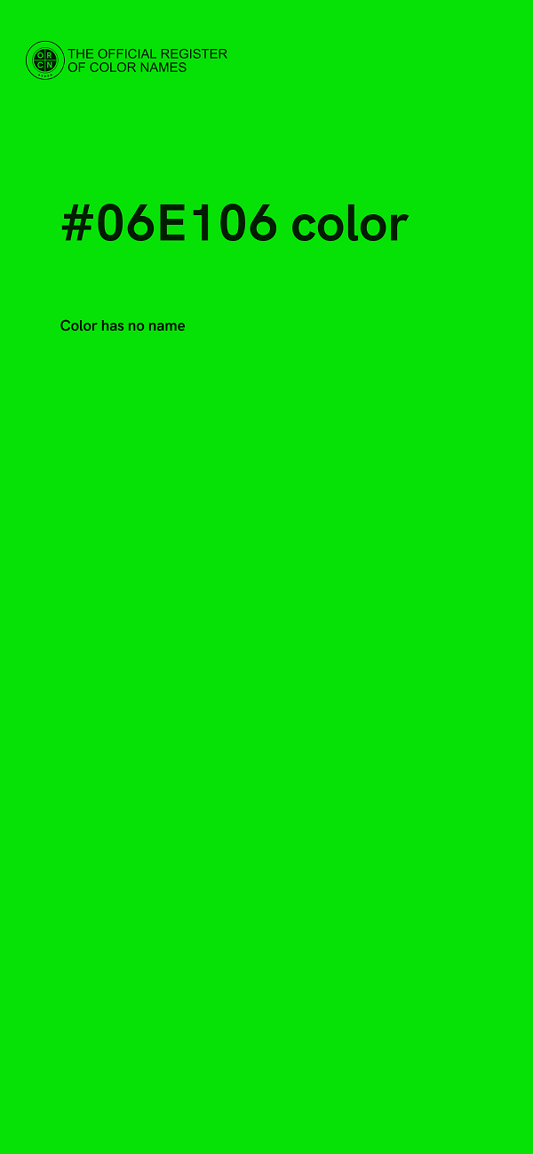 #06E106 color image
