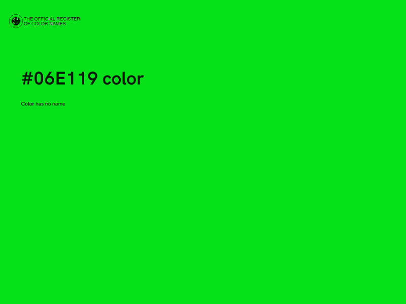 #06E119 color image