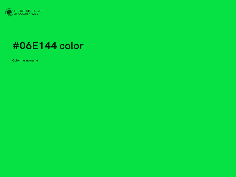 #06E144 color image