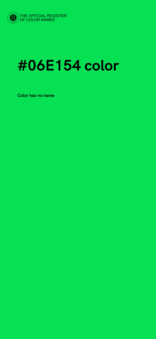 #06E154 color image