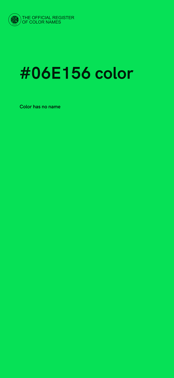 #06E156 color image