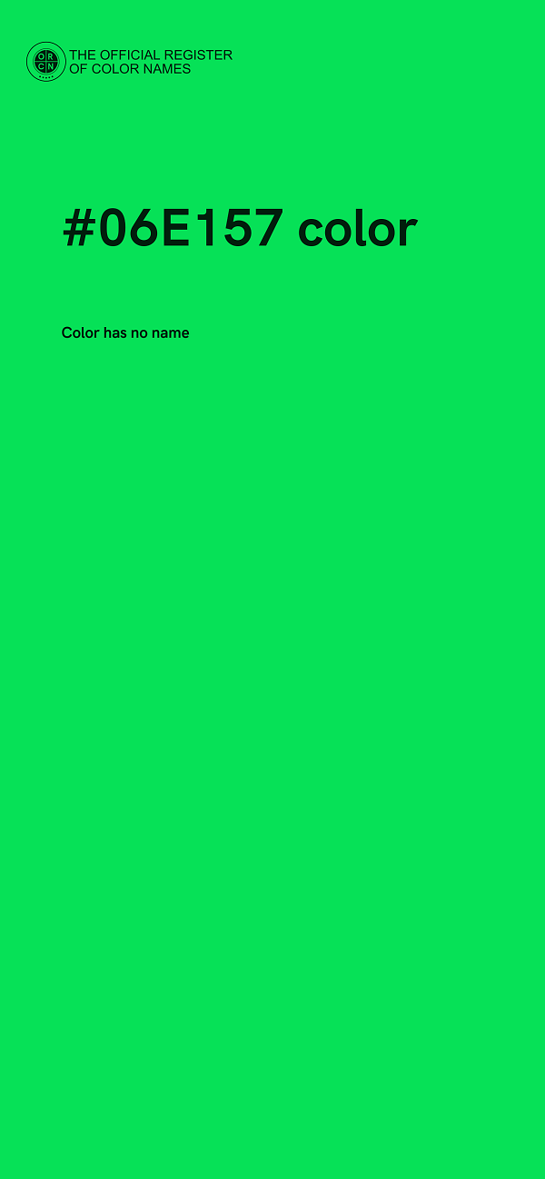 #06E157 color image