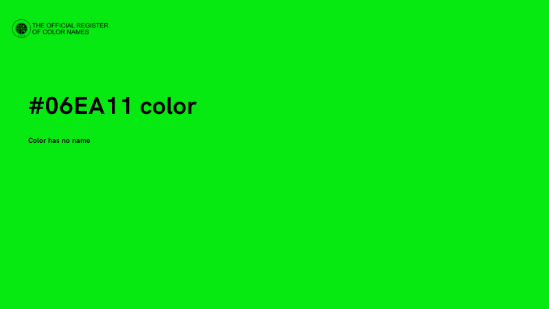 #06EA11 color image