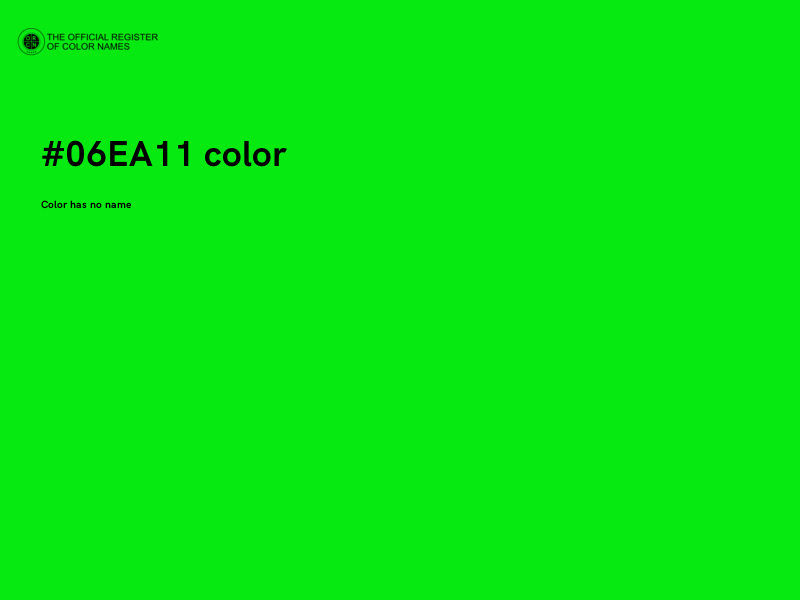 #06EA11 color image