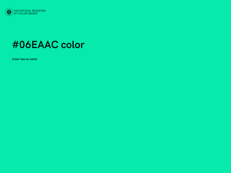 #06EAAC color image