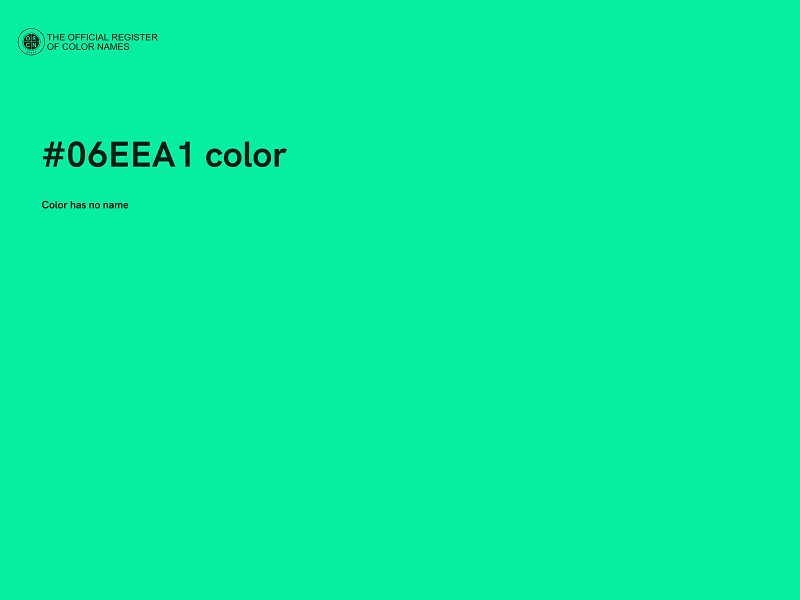 #06EEA1 color image