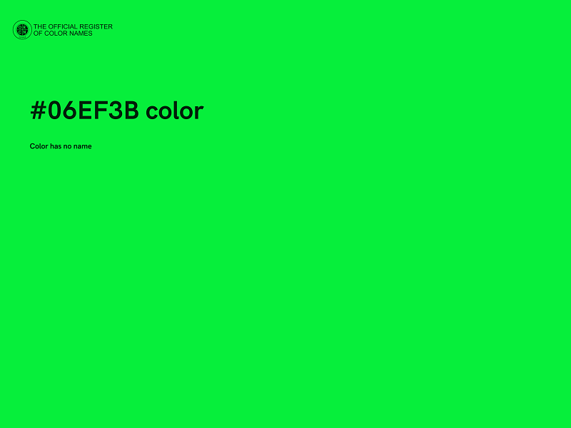 #06EF3B color image