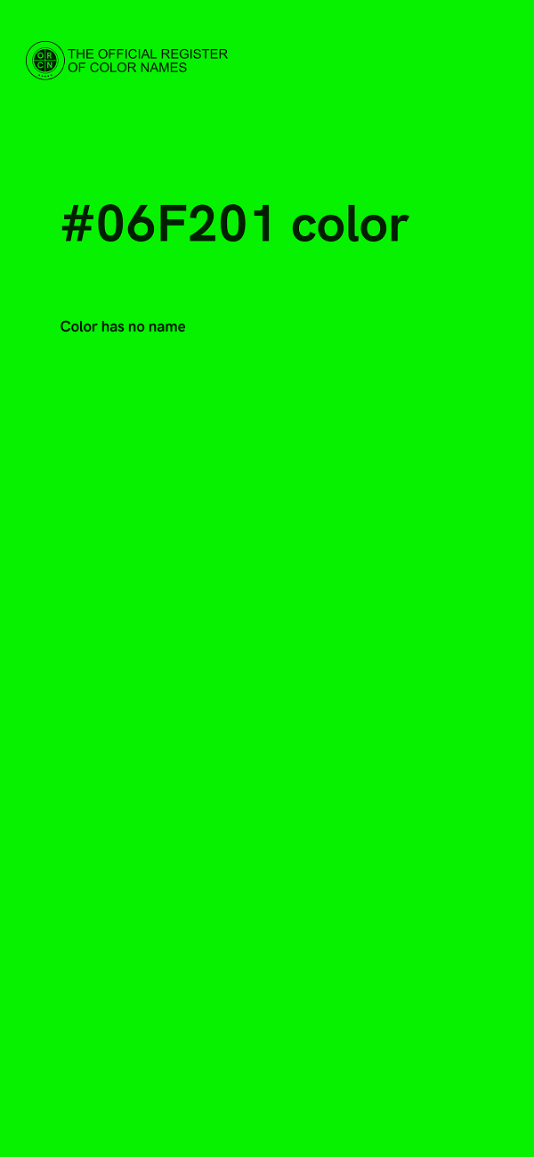 #06F201 color image