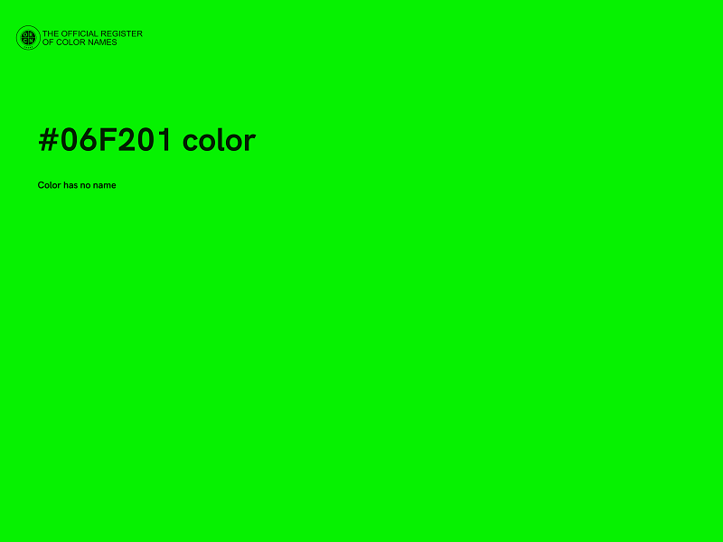 #06F201 color image