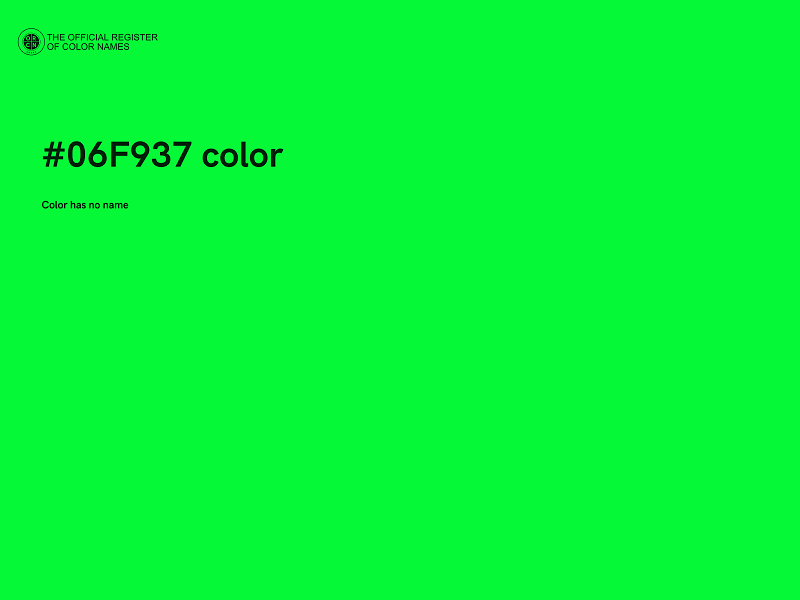 #06F937 color image