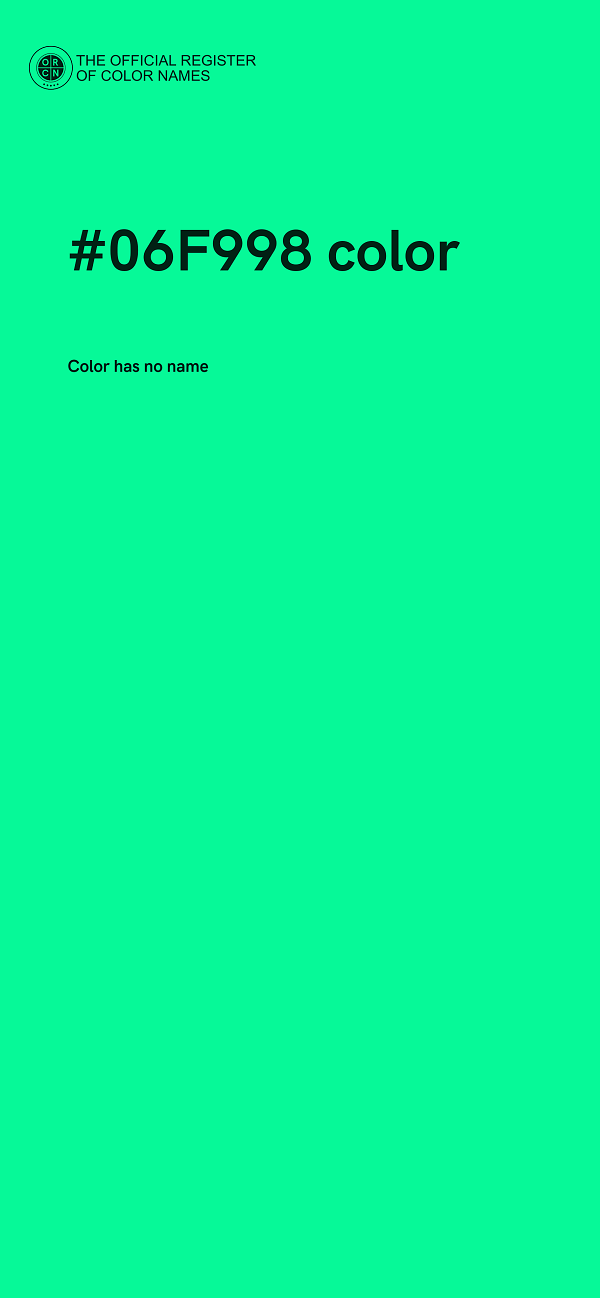 #06F998 color image