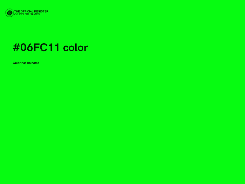 #06FC11 color image