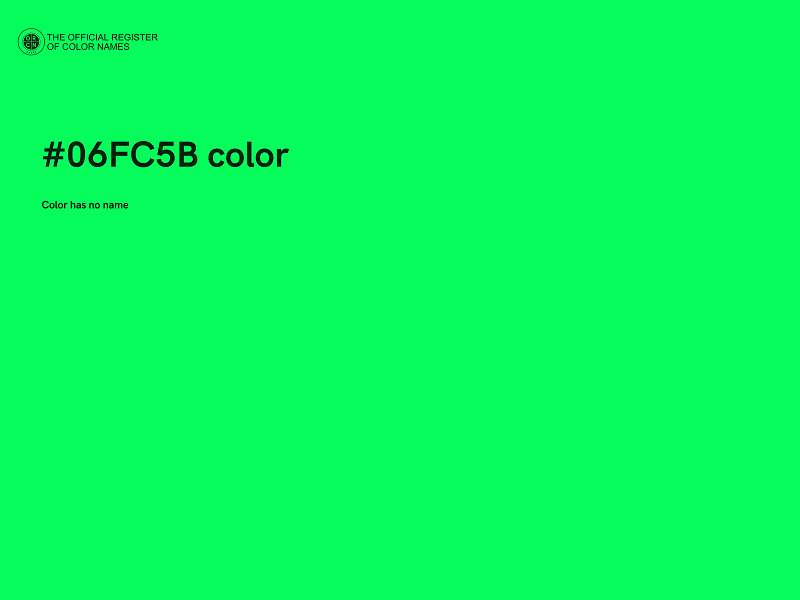 #06FC5B color image