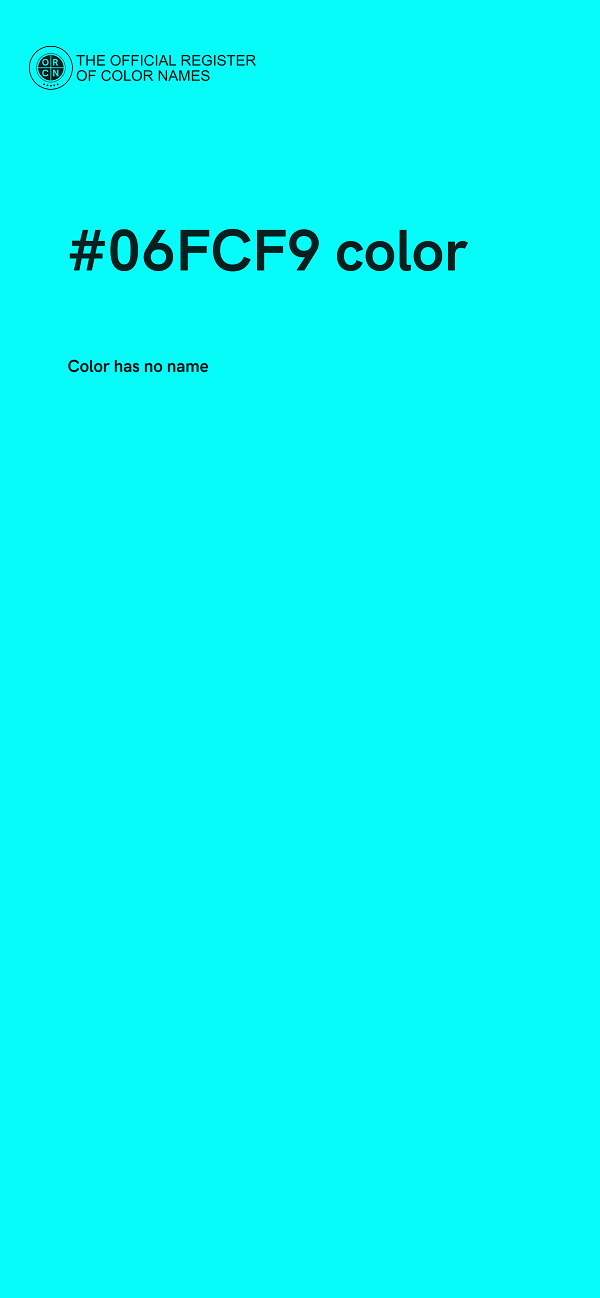 #06FCF9 color image
