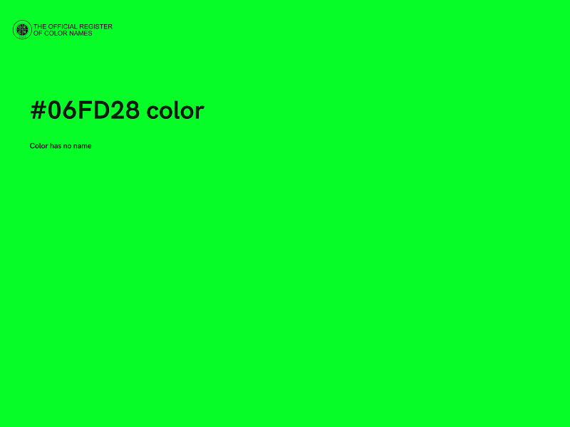 #06FD28 color image