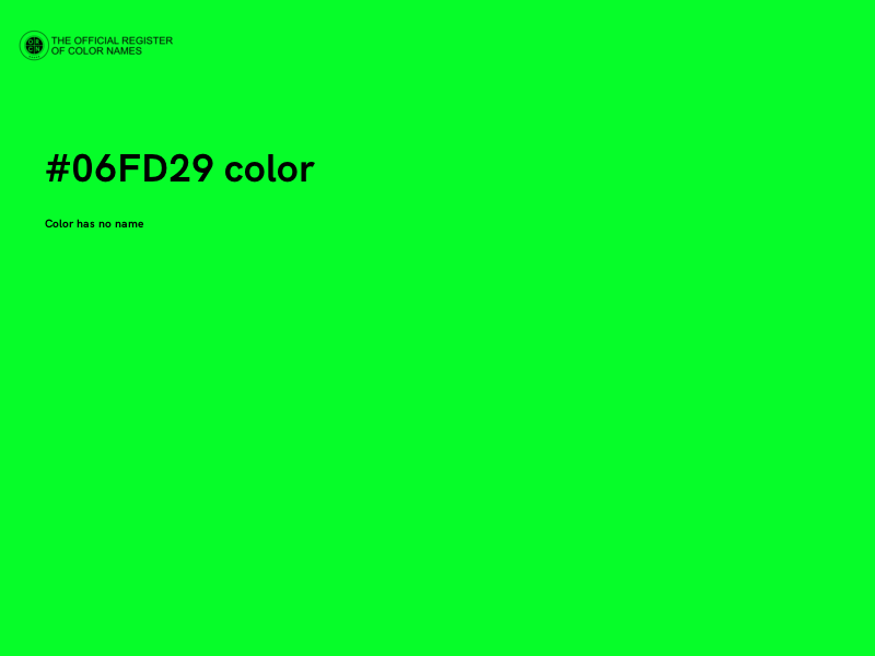 #06FD29 color image