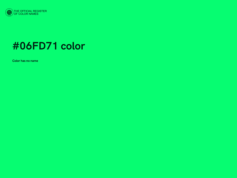 #06FD71 color image