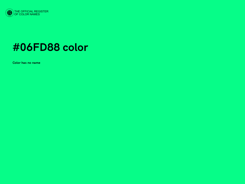 #06FD88 color image