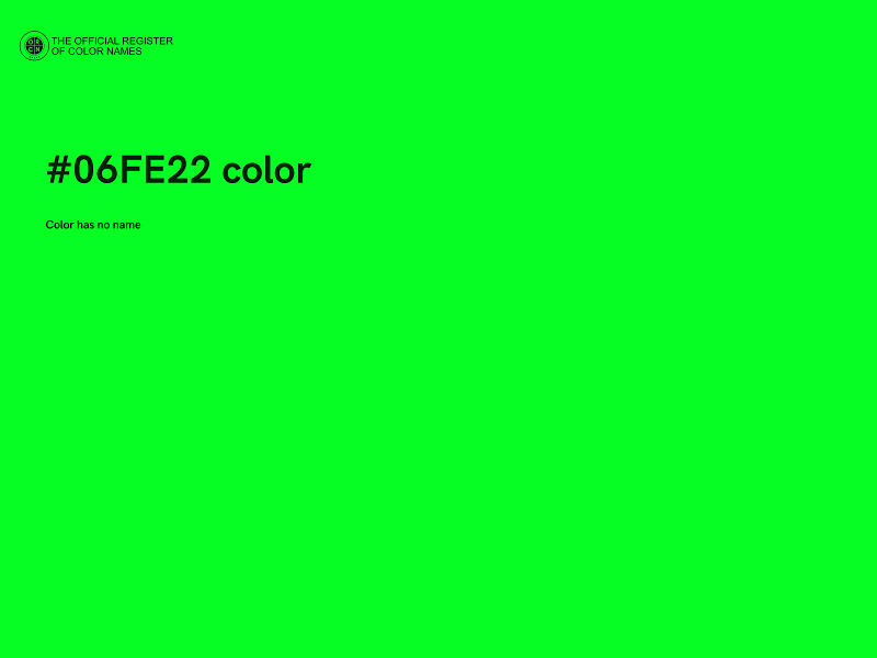 #06FE22 color image