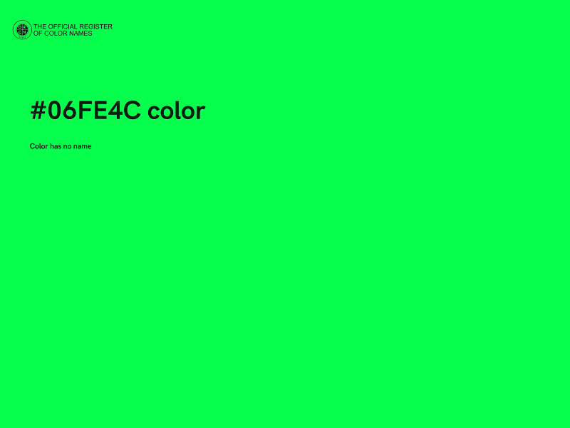 #06FE4C color image