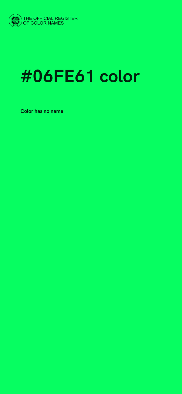 #06FE61 color image