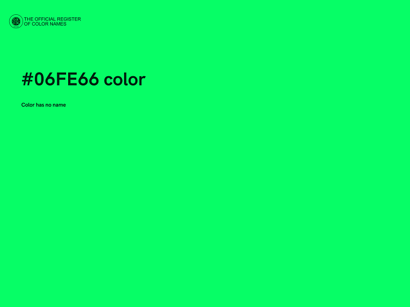 #06FE66 color image