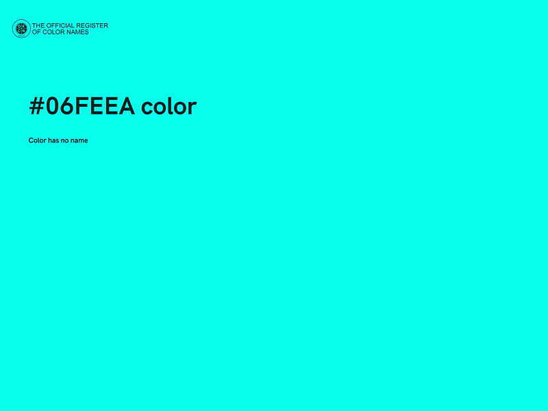 #06FEEA color image