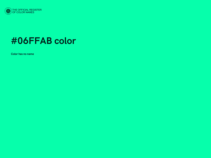 #06FFAB color image